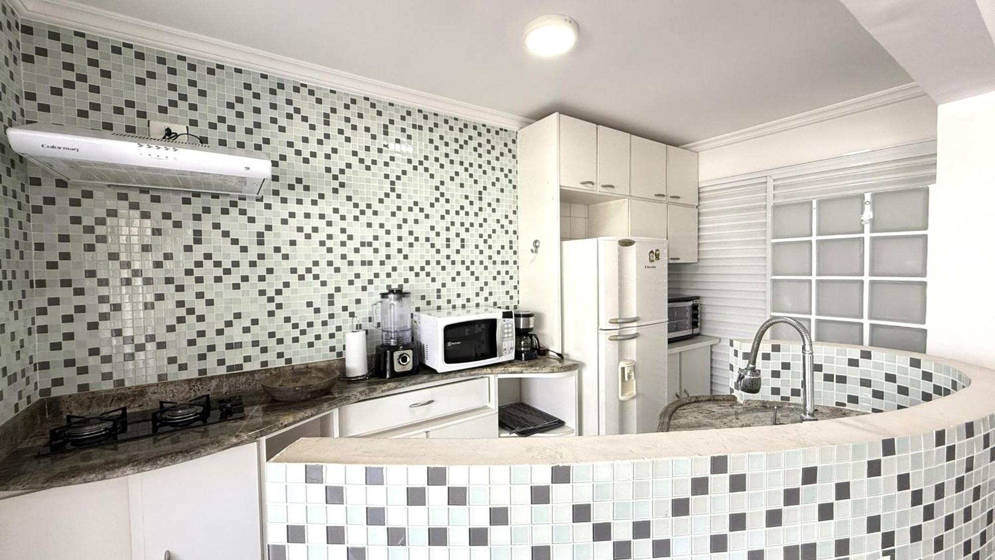 Flat A 1 Quadra Da Praia Das Pitangueiras - Ar Condicionado - 6 Pessoas Guaruja Luaran gambar